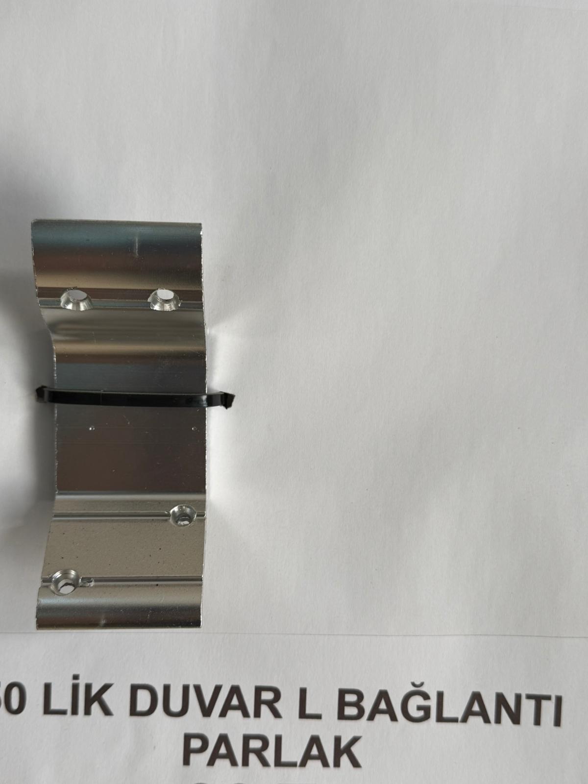 50 Lik Duvar L Bağlantı 45 Derece Bronz